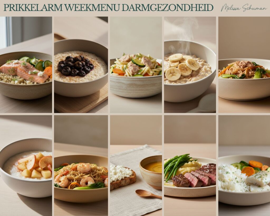 PDS-Prikkelarm Weekmenu voor je darmgezondheid